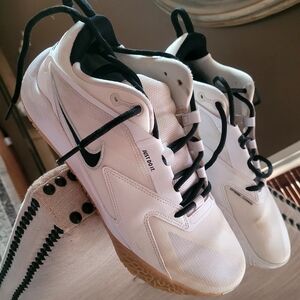 Nike White and Black Athletic Shoes